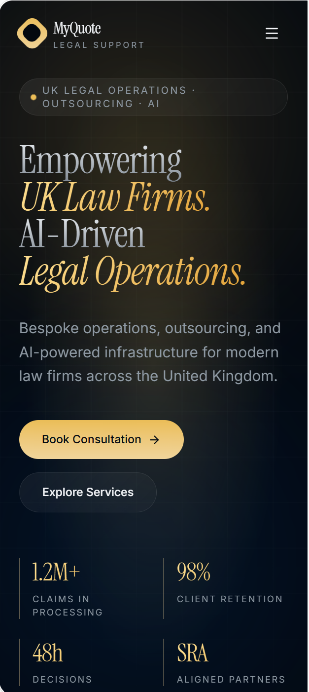 MyQuote mobile preview