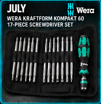 Wera Kraftform Kompakt 60 17-piece screwdriver set